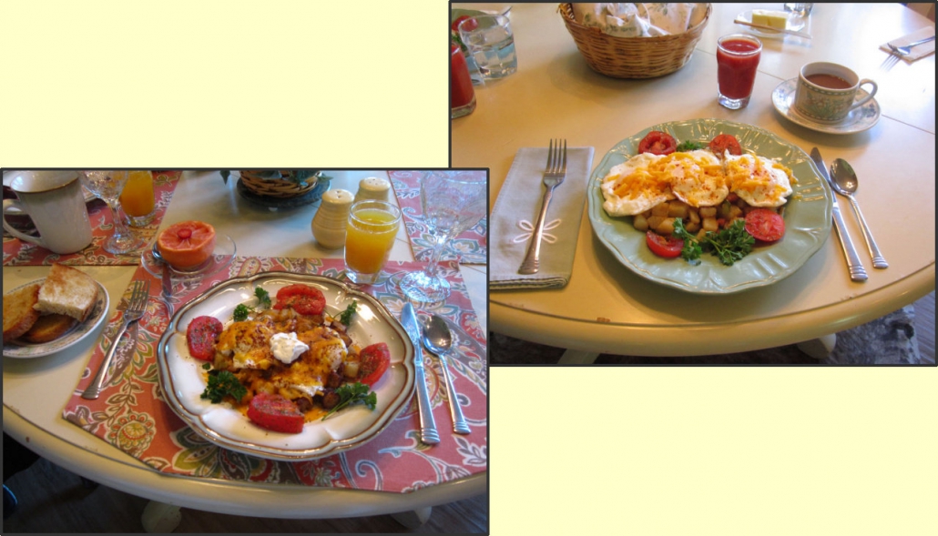Breakfast Options Lark Landing B&B