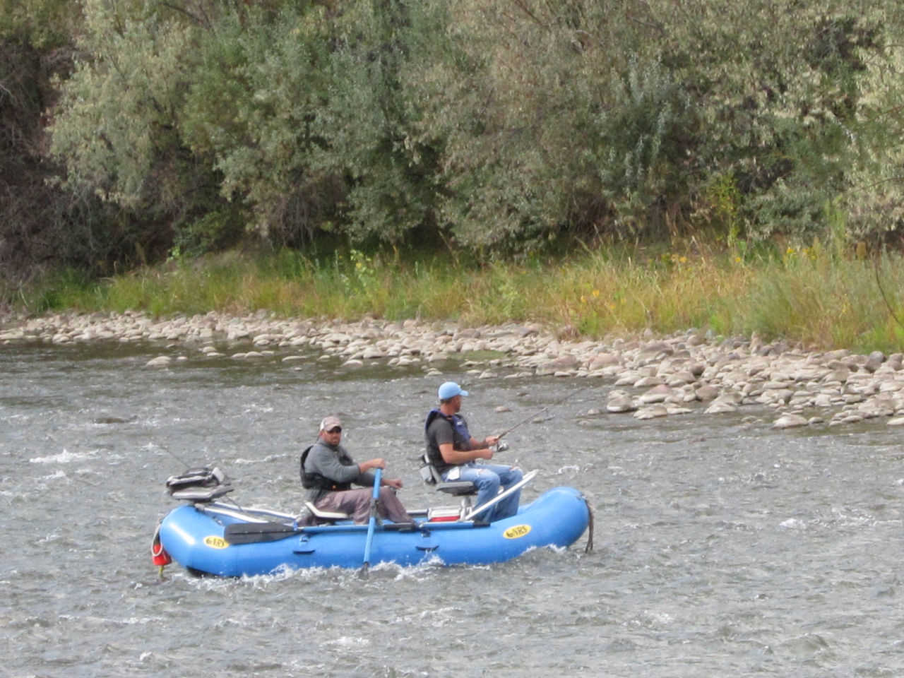 6 Fishermen Floating Past Canon City Florence Colorado Bed Breakfast