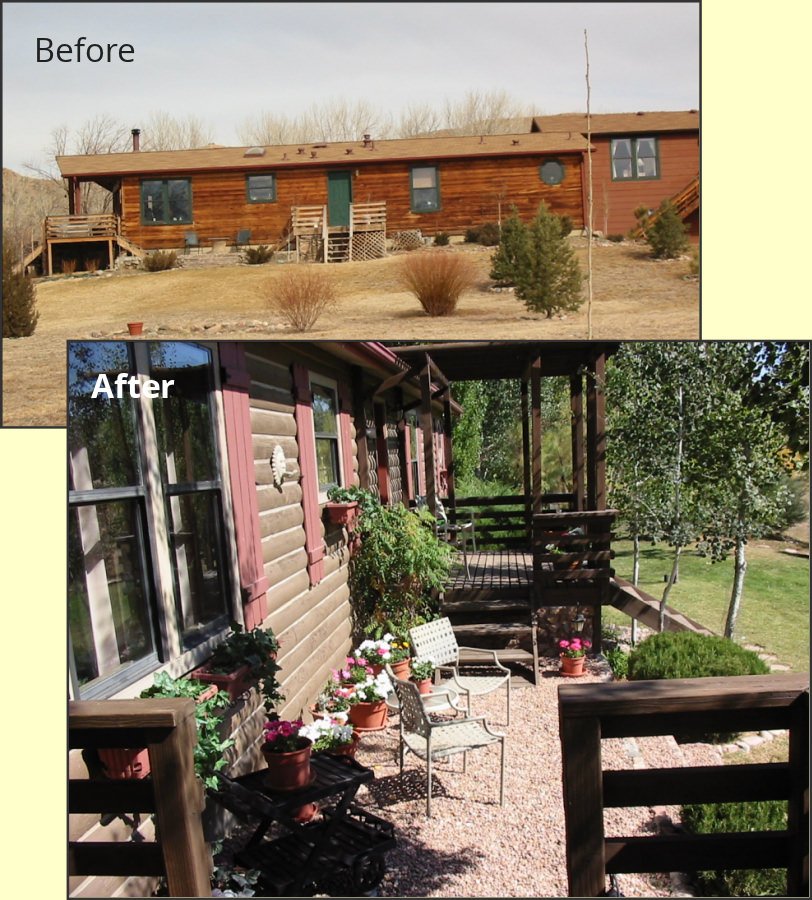 Canon City Florence Colorado Bed Breakfast Before After Back