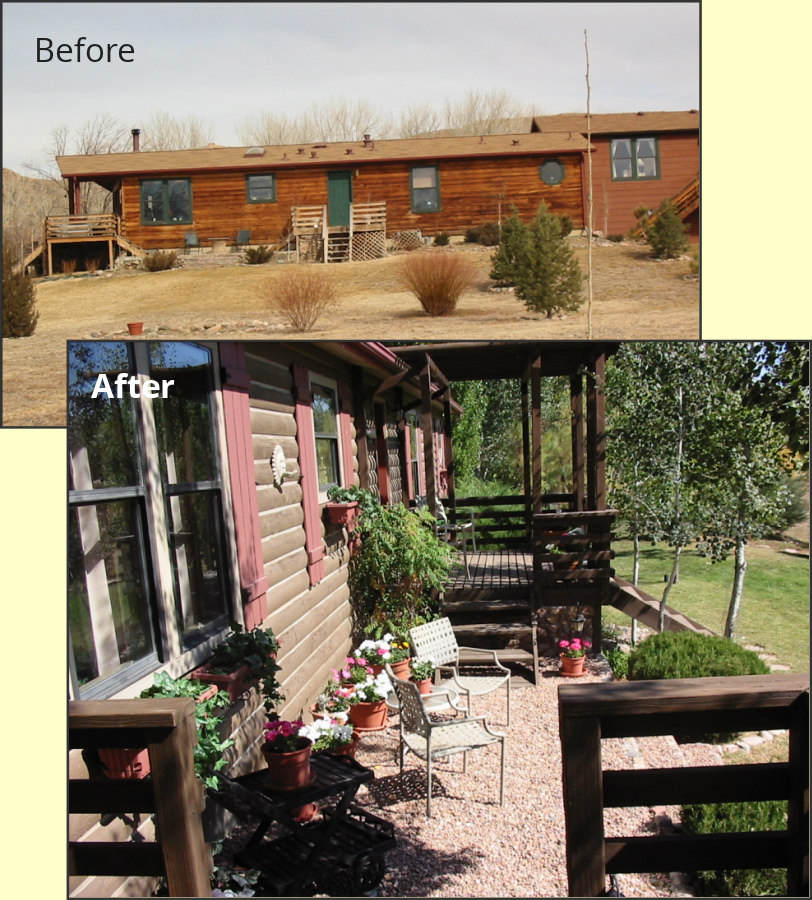 Canon City Florence Colorado Bed Breakfast Before After Back Canon City Florence Colorado Bed Breakfast Before After Back